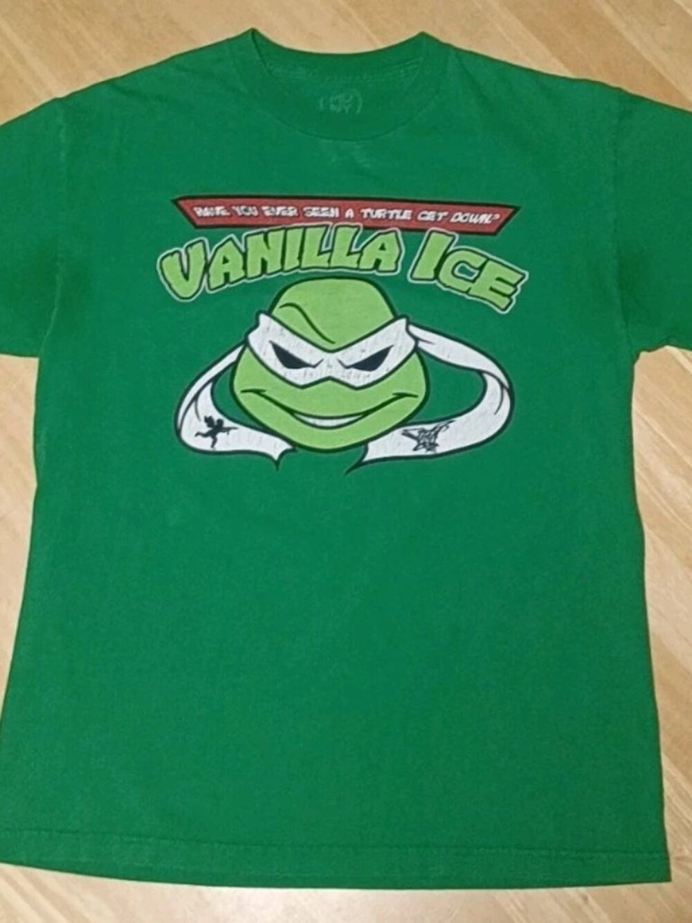 Vanilla Ice Teenage Mutant Ninja Turtles Concert Tour T-Shirt Size Medium